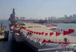 国产航母下水过程视频cctv7